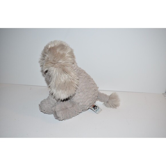 JELLYCAT 9" Plush Medium Fuddlewuddle Pup Gray Poodle Dog HTF - Picture 2 of 8